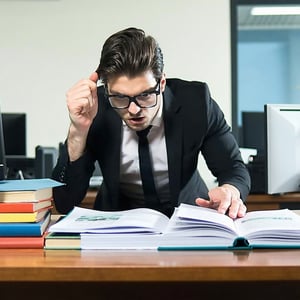 a bookkeeper stealing from a company