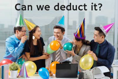Planning a Party? Everything You Need to Know about Deducting Entertainment Expenses