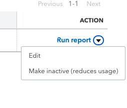 run report