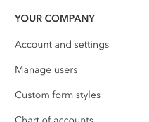 Accounts and Settings