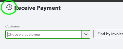 receive payment