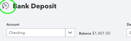 deposit to edit