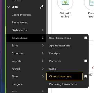 Chart of Accounts