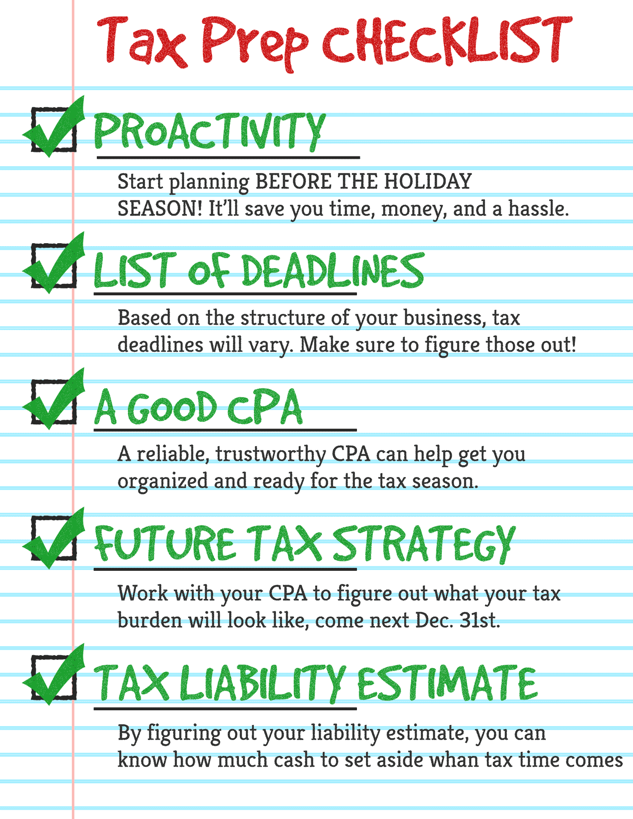 End-of-Year Tax Planning Checklist